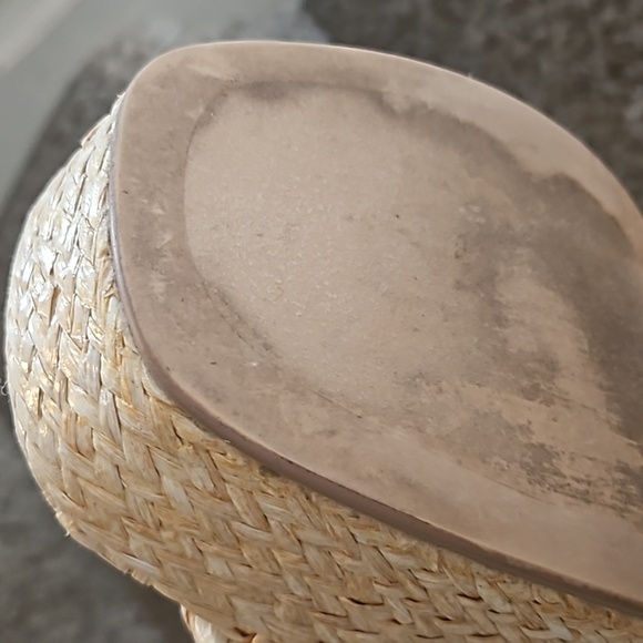 Jeffrey Campbell Marla woven natural sea grass heeled sandals size 7 - Picture 7 of 11